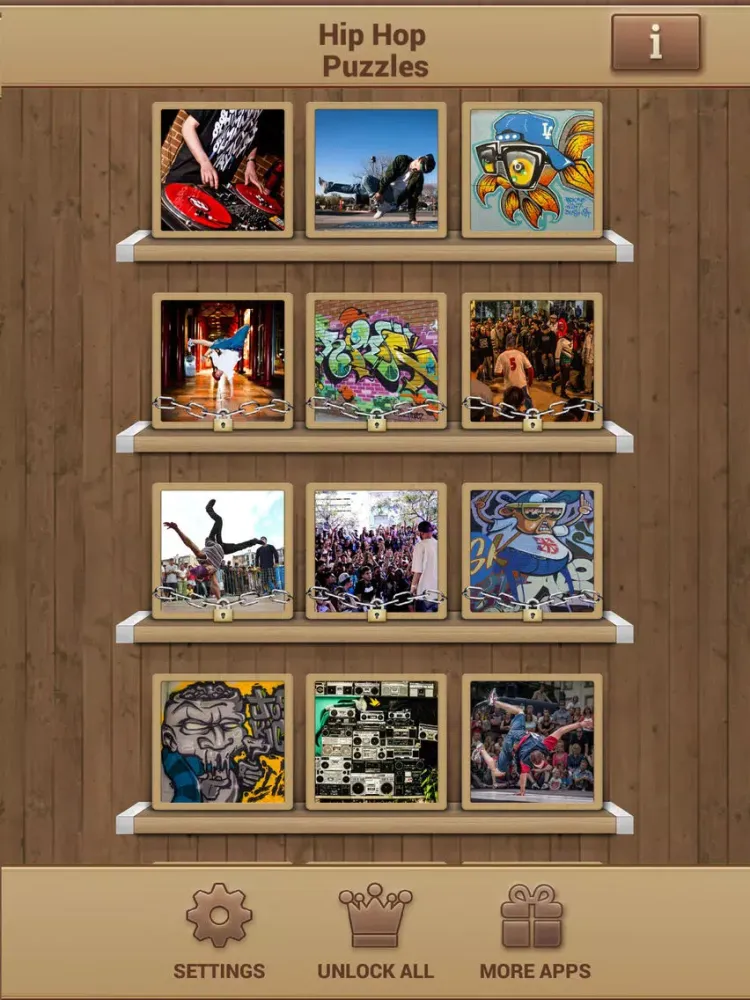 Скриншоты Hip Hop Puzzles iPad 
