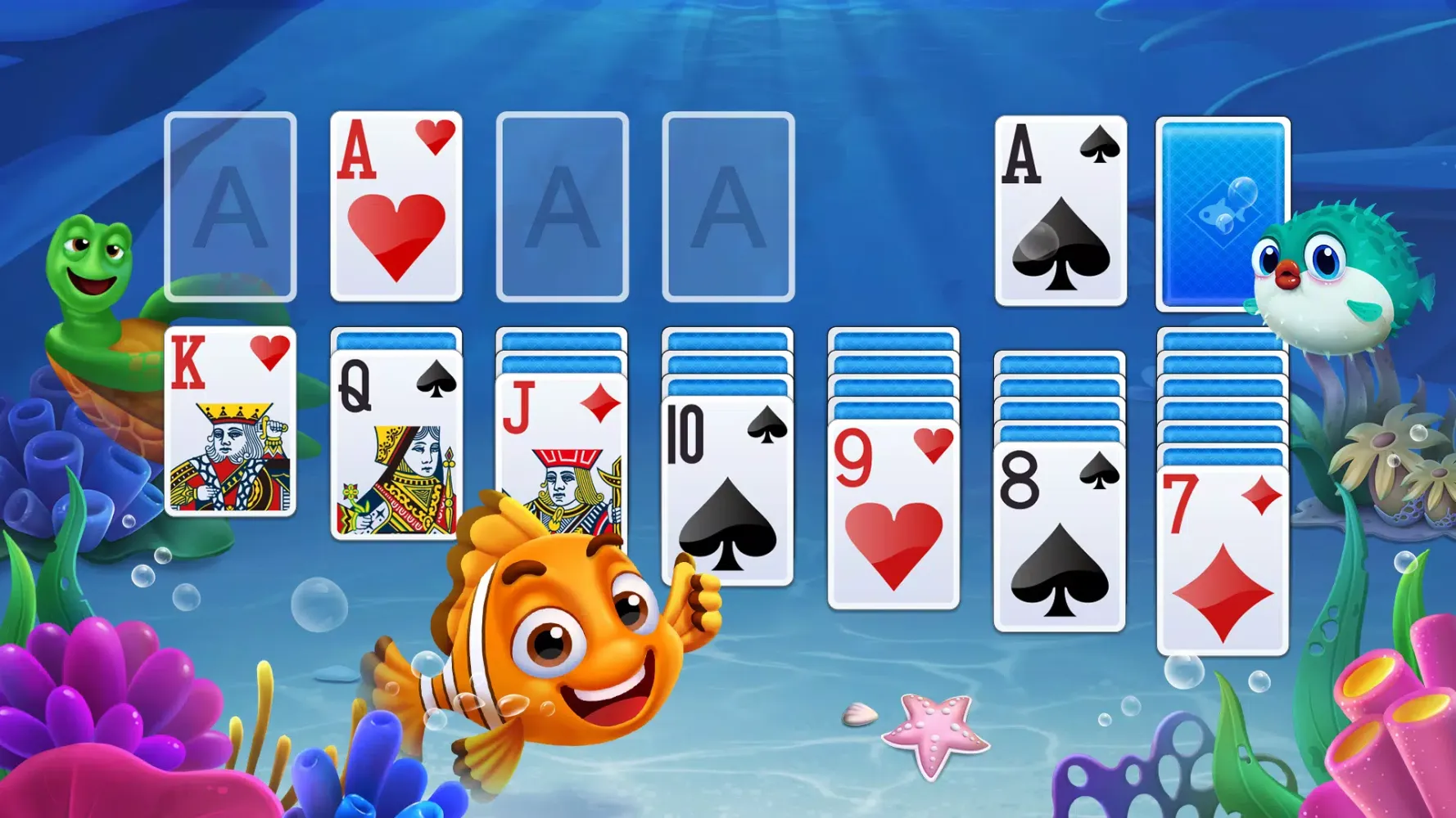 Скриншоты Solitaire - Fishland