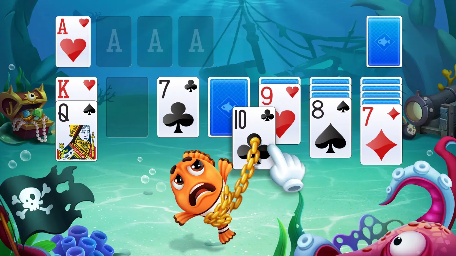 Скриншоты Solitaire - Fishland