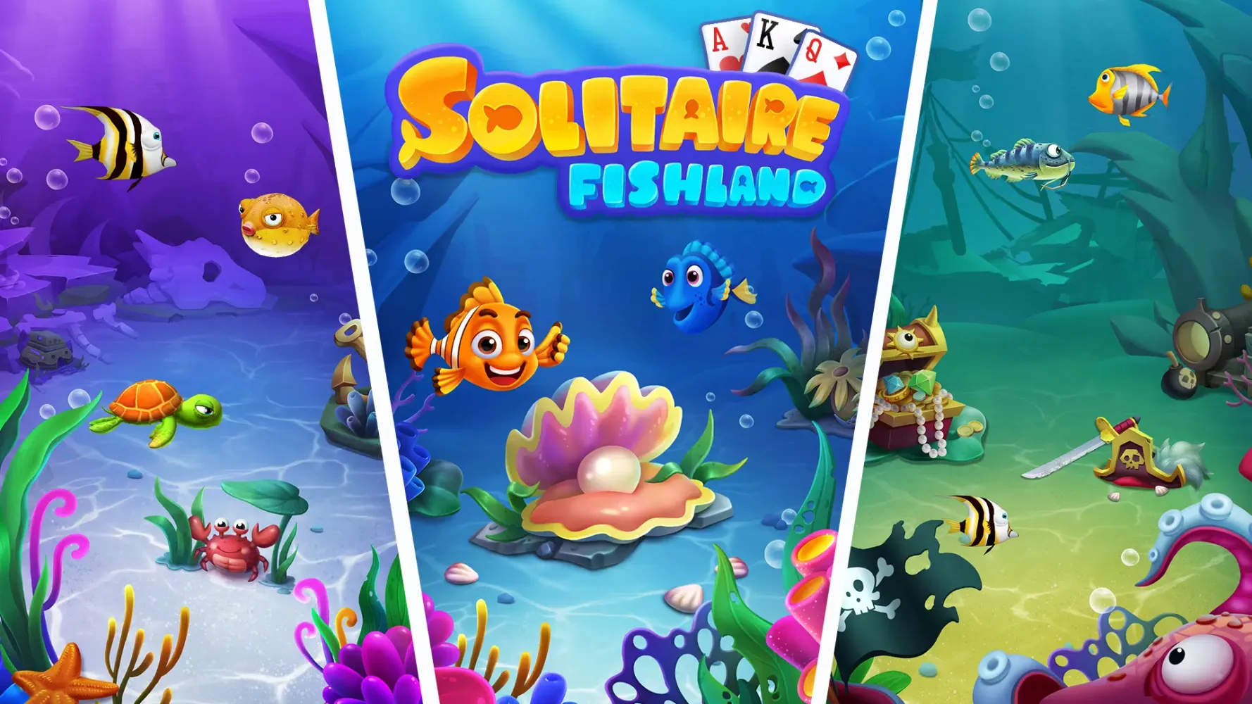 Скриншоты Solitaire - Fishland