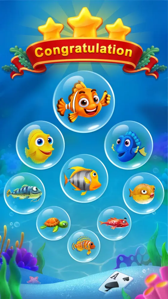 Скриншоты Solitaire - Fishland