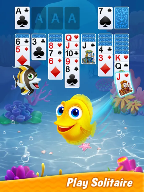 Capturas de tela do Solitaire - Fishland iPad 