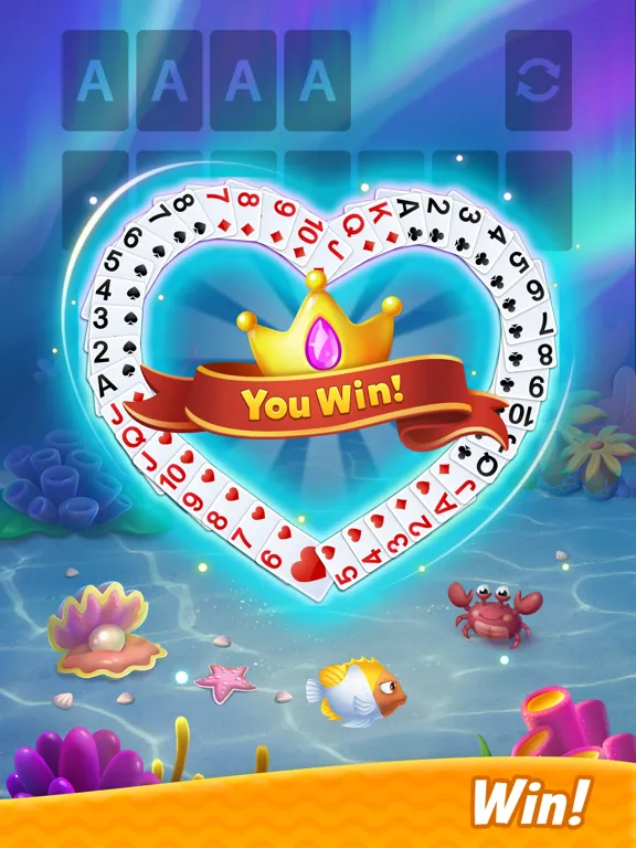 Capturas de tela do Solitaire - Fishland iPad 