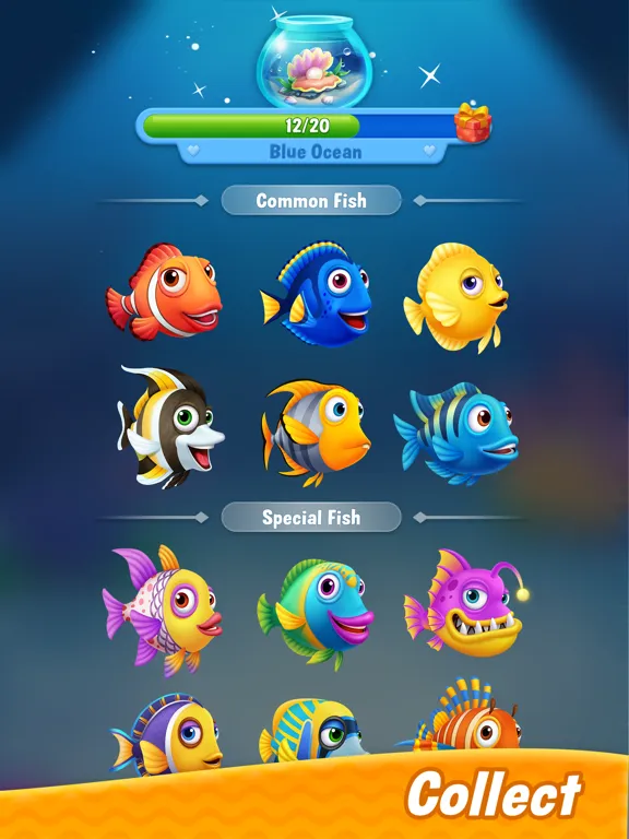 Capturas de tela do Solitaire - Fishland iPad 