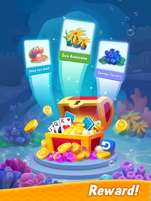 Capturas de tela do Solitaire - Fishland iPad 