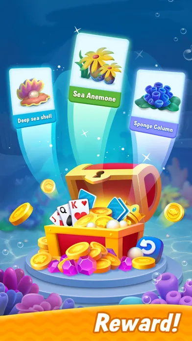 Capturas de tela do Solitaire - Fishland