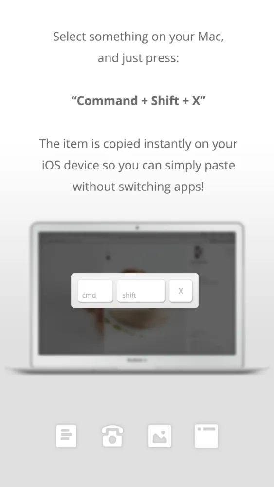Scribe - Copy anything from your Mac to your iPhone سکرین شاٹس