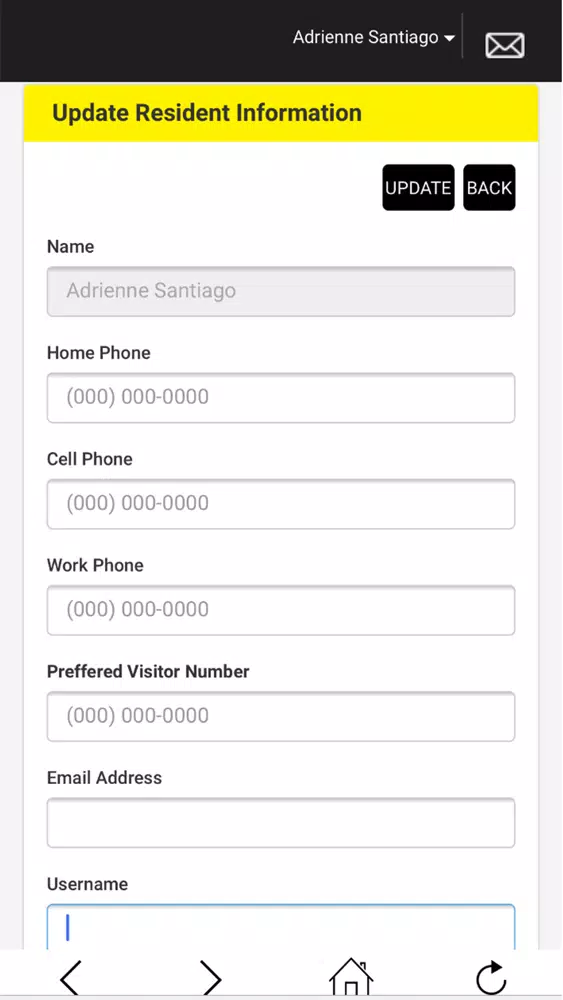 Скриншоты NINES Resident Portal