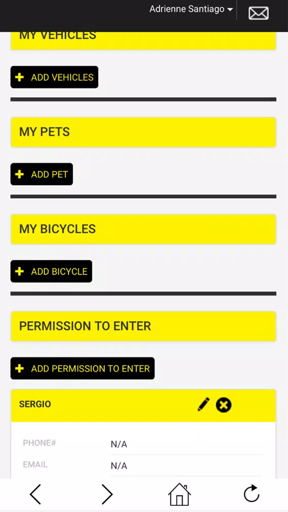 Скриншоты NINES Resident Portal