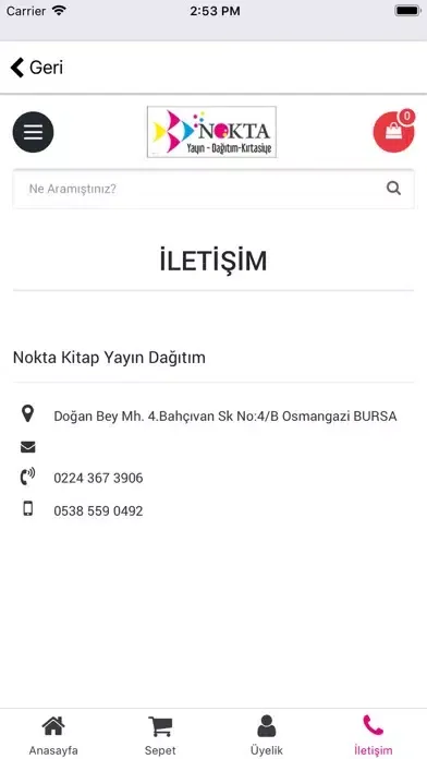 Nokta Kitap Ekran Görüntüleri