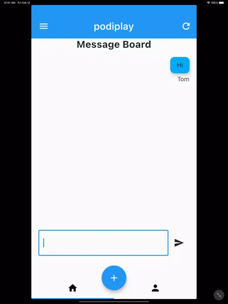 Tangkapan layar Racascore iPad 