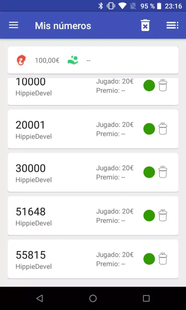 Capturas de pantalla de Lotería Navidad 2024