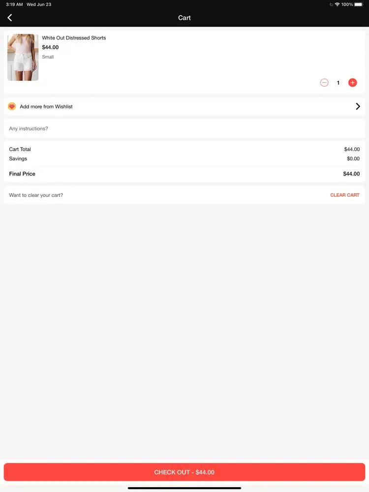 Tangkapan skrin Hippie Heart Boutique iPad 