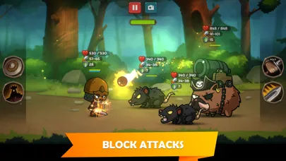 Capturas de tela do Kinda Heroes: The cutest RPG!