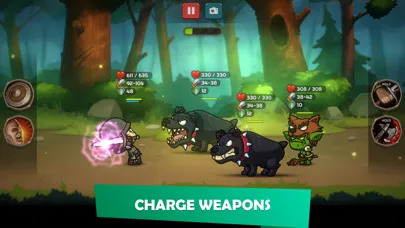Capturas de tela do Kinda Heroes: The cutest RPG!