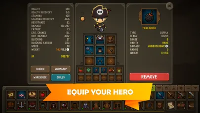 Capturas de tela do Kinda Heroes: The cutest RPG!