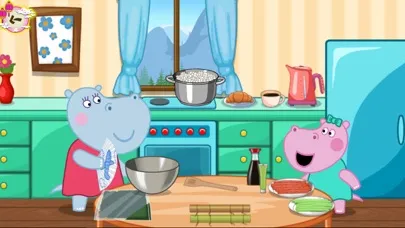 Hippo house party: Sushi roll应用截图