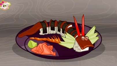 Hippo house party: Sushi roll应用截图
