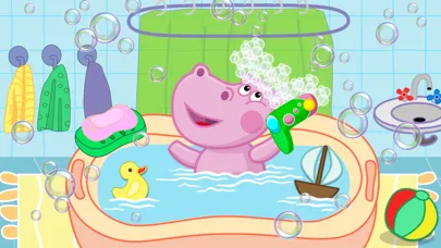 Hippo pet care game simulator Screenshots