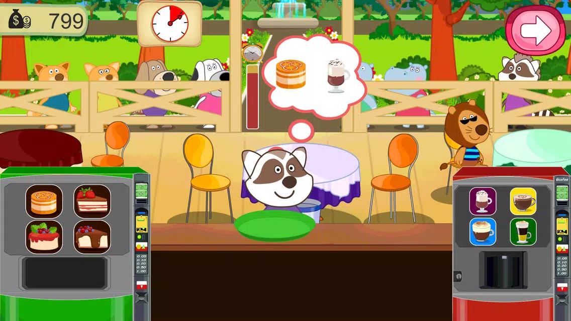 Capturas de tela do Cafe Mania: Kitchen Cooking