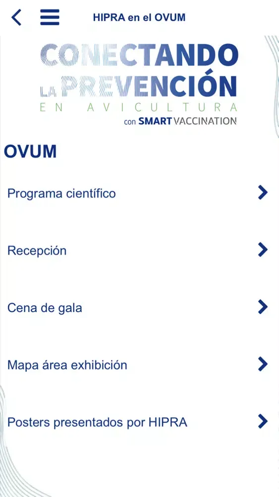 Captures d'écran de HIPRA en el OVUM19