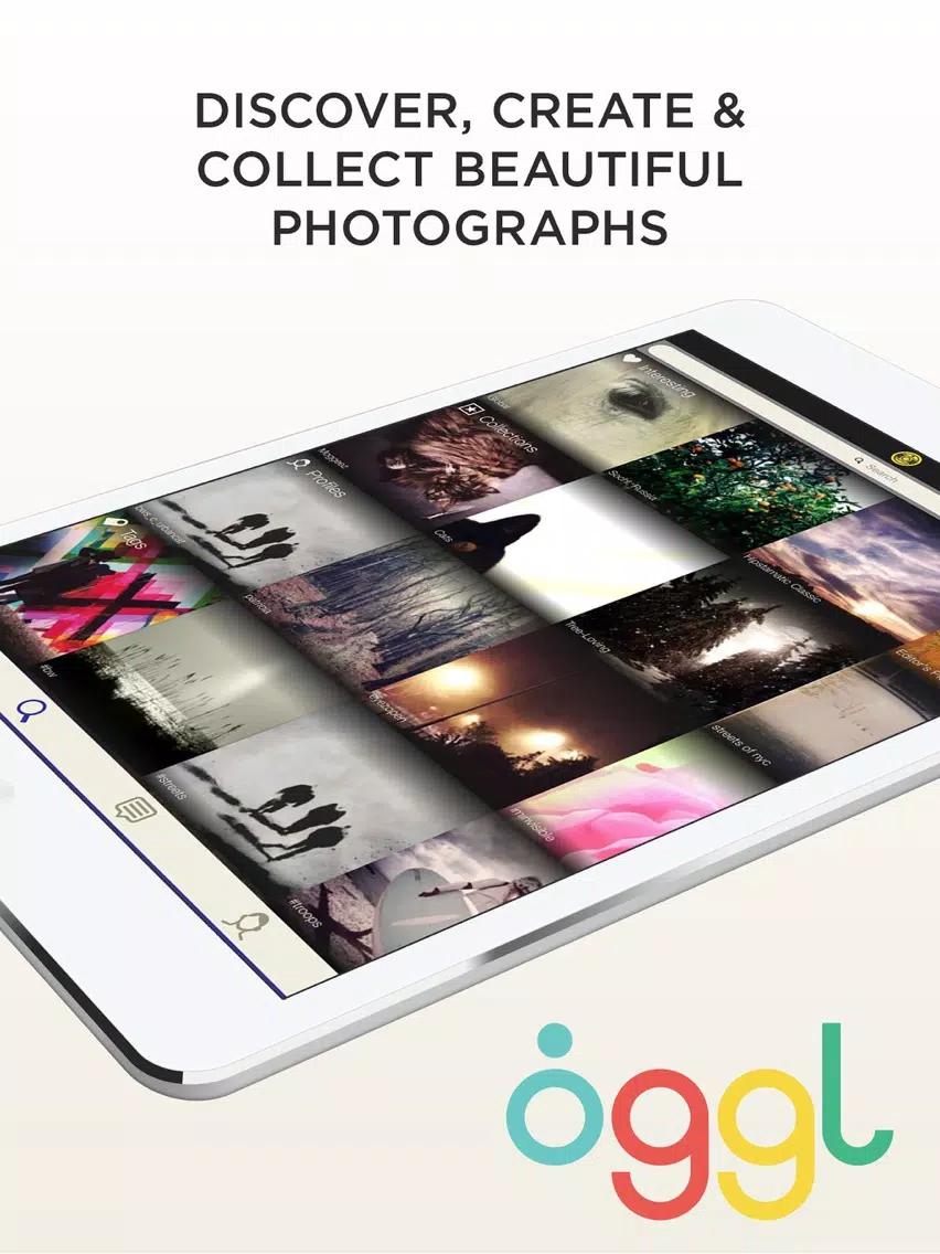 ภาพหน้าจอของ Oggl iPad 