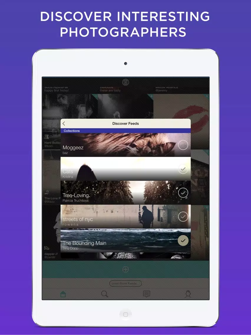 ภาพหน้าจอของ Oggl iPad 