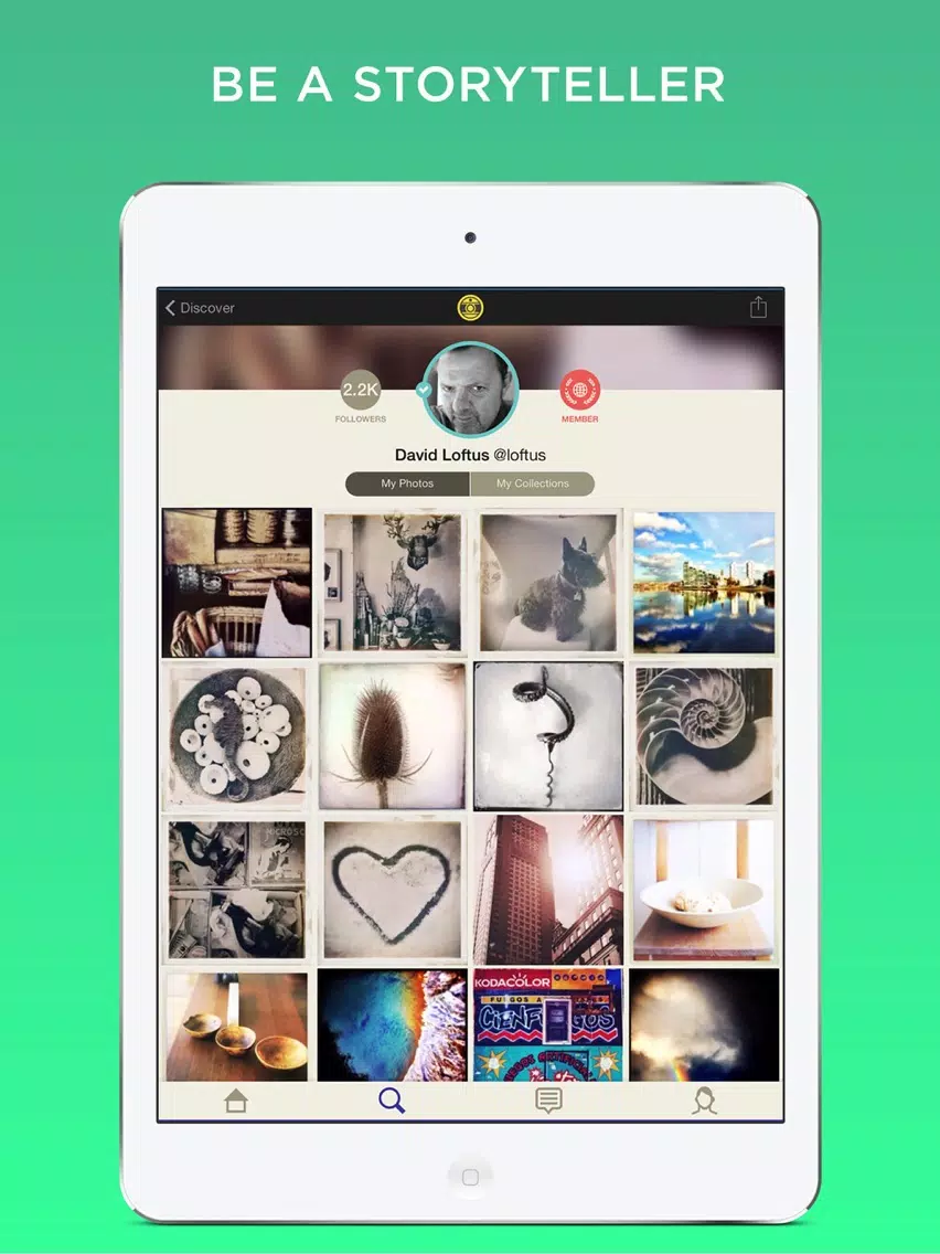 ภาพหน้าจอของ Oggl iPad 