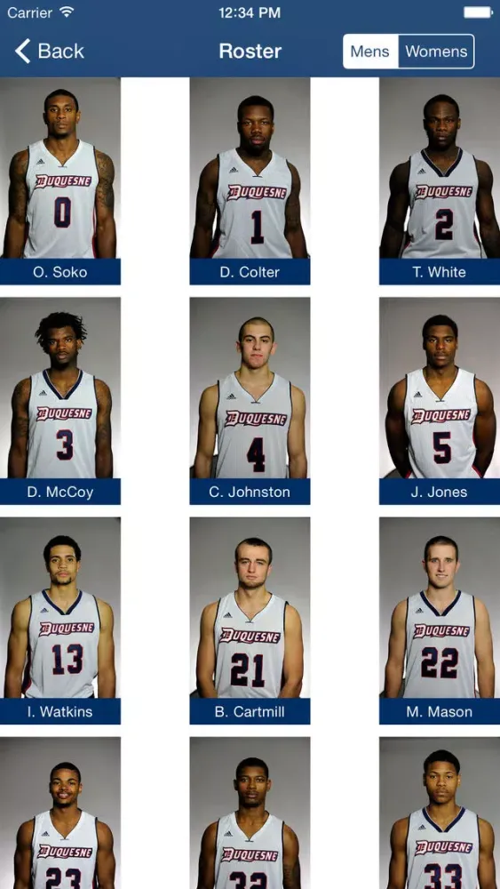 Duquesne University Athletics 스크린샷
