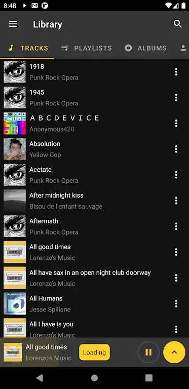 Reverse Music Player-screenshot-1