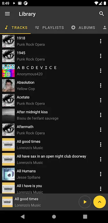 Reverse Music Player-screenshot-2