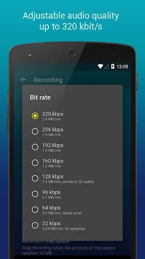Capturas de tela do Hi-Q MP3 Voice Recorder (Pro)