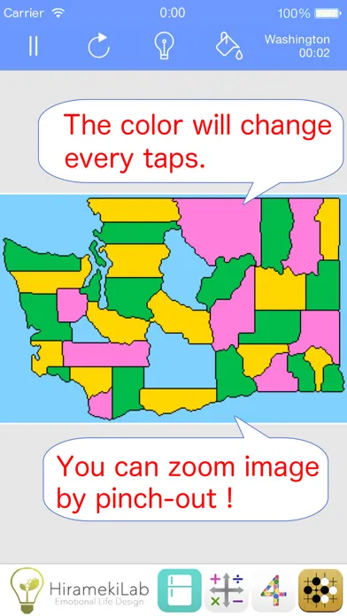 Скриншоты FourColor2 - Puzzle of Four Color Theorem - World Map Edition