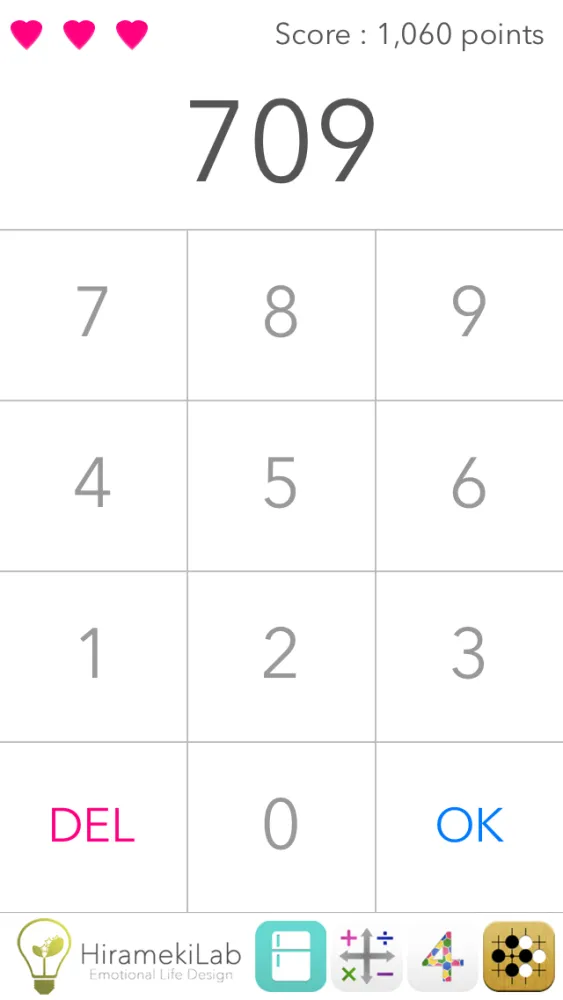 Capturas de tela do Remember the Numbers
