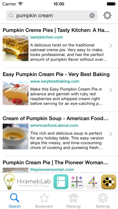 Zrzuty ekranu RecipeMORE - Recipe Search App