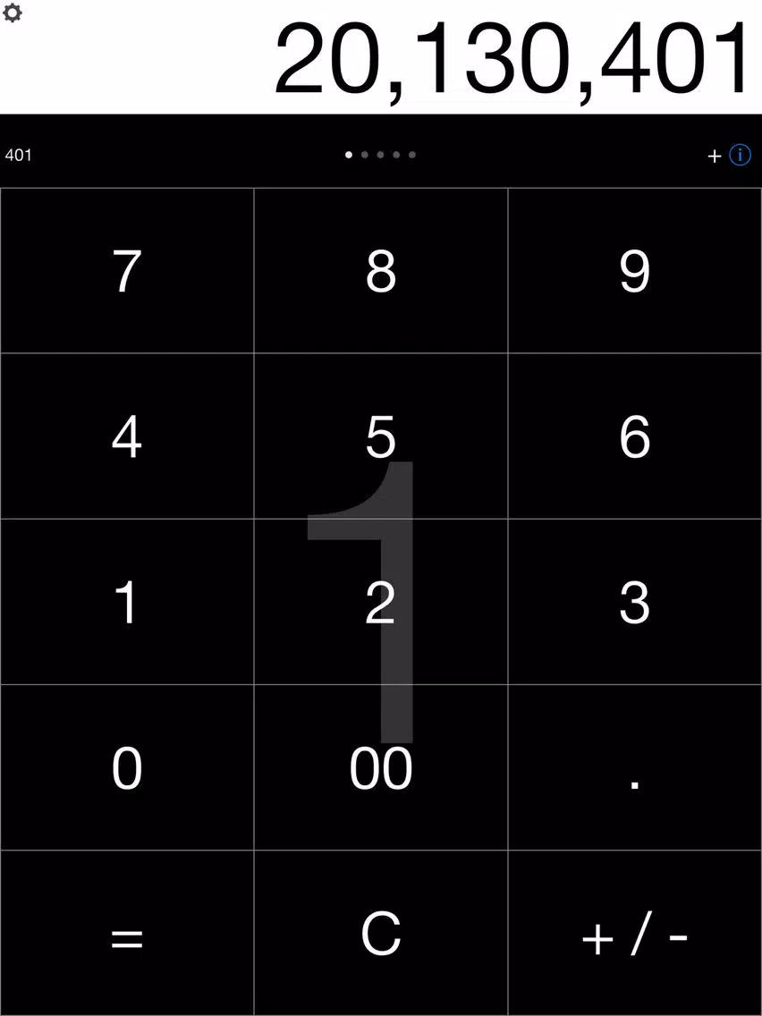 Zrzuty ekranu Flick&Clip - Next Generation Calculator iPad 