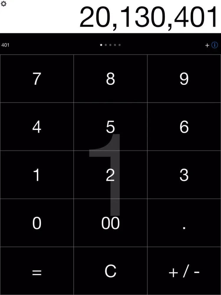 Flick&Clip - Next Generation Calculator iPad  स्क्रीनशॉट