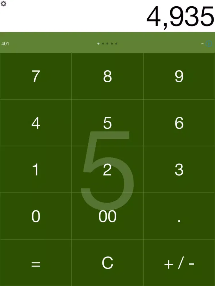 Flick&Clip - Next Generation Calculator iPad  स्क्रीनशॉट