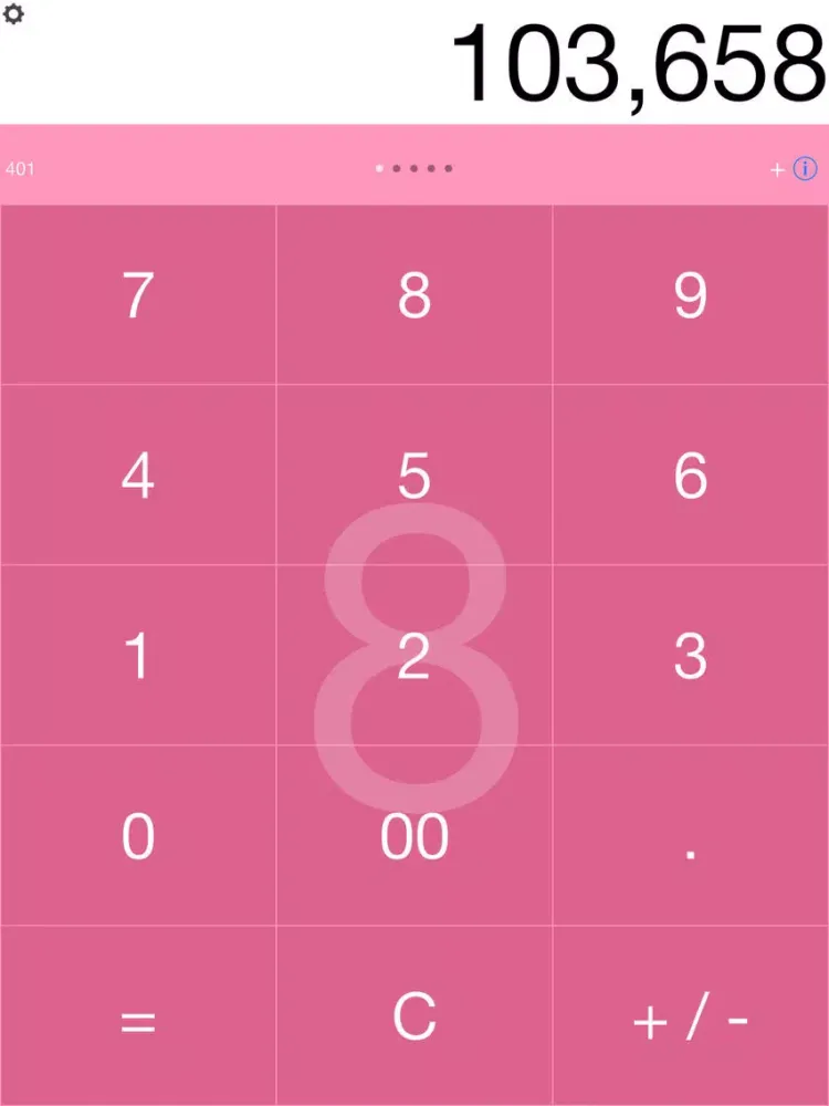 Flick&Clip - Next Generation Calculator iPad  स्क्रीनशॉट