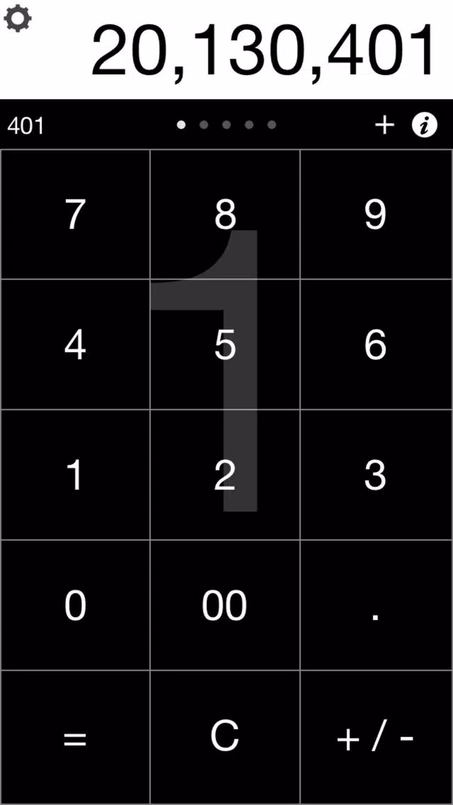 Zrzuty ekranu Flick&Clip - Next Generation Calculator