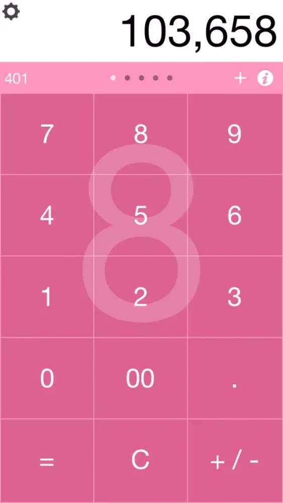 Flick&Clip - Next Generation Calculator स्क्रीनशॉट