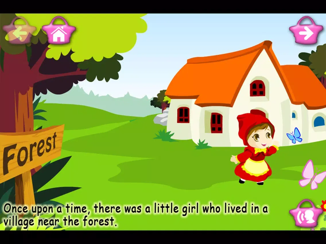 Tangkapan skrin Little Red Riding Hood (Kids Story Book) iPad 