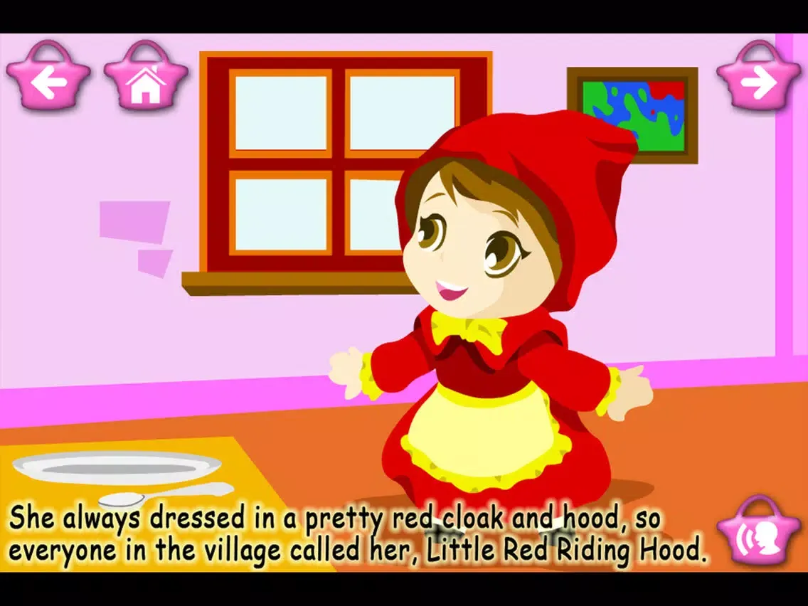 Tangkapan skrin Little Red Riding Hood (Kids Story Book) iPad 
