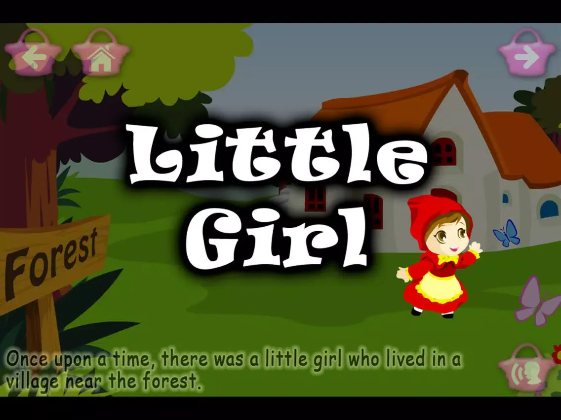 Tangkapan skrin Little Red Riding Hood (Kids Story Book) iPad 