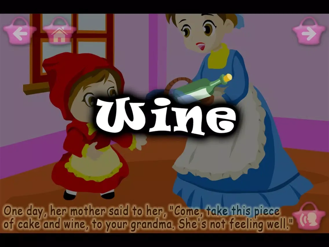 Tangkapan skrin Little Red Riding Hood (Kids Story Book) iPad 