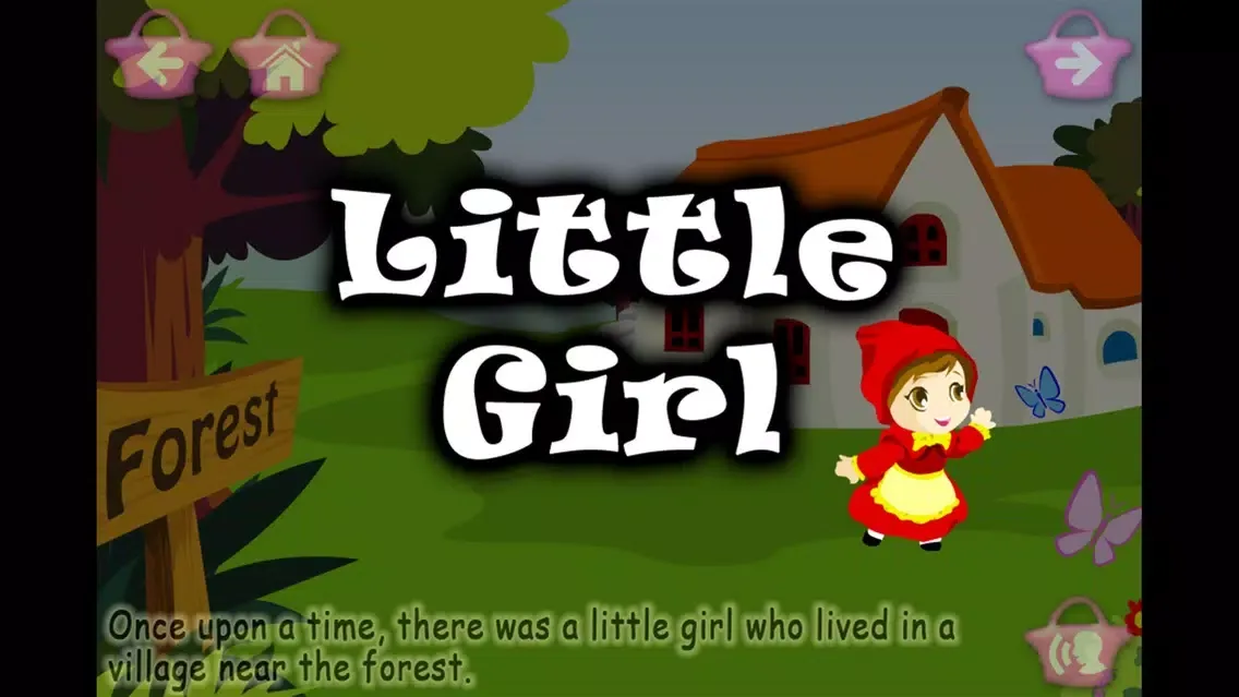 Tangkapan skrin Little Red Riding Hood (Kids Story Book)
