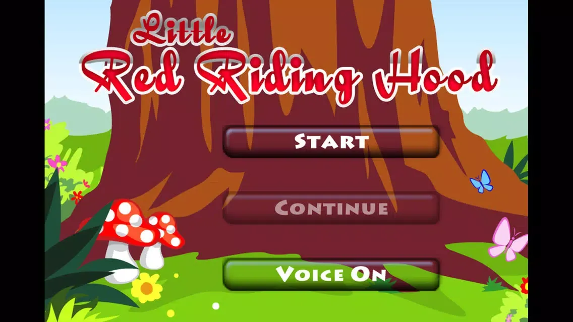 Tangkapan skrin Little Red Riding Hood (Kids Story Book)