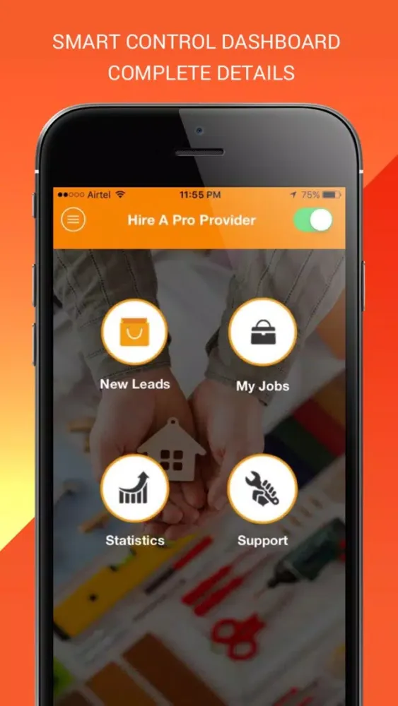 Hire A Pro Provider Screenshots