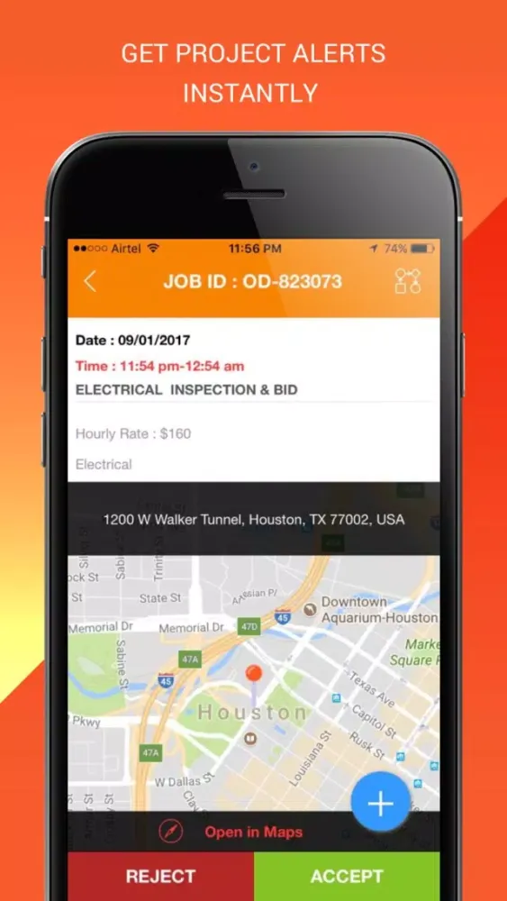 Hire A Pro Provider Screenshots