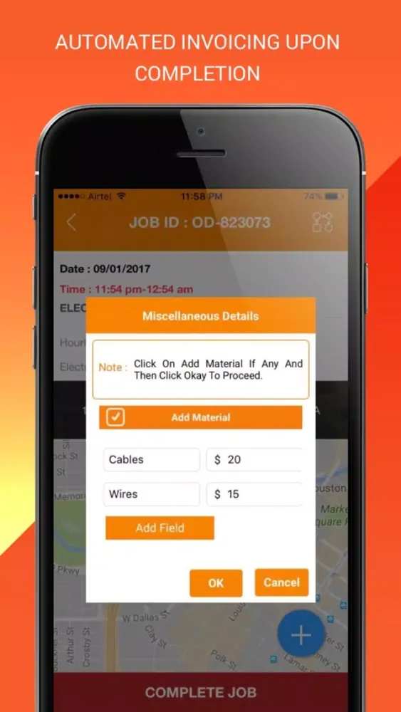 Hire A Pro Provider Screenshots